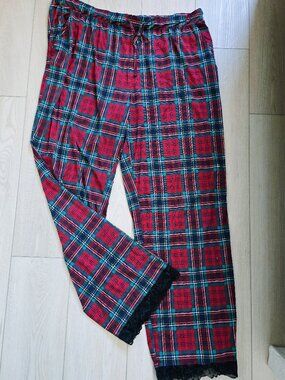 La Vie En Rose Plaid PJ Pants
